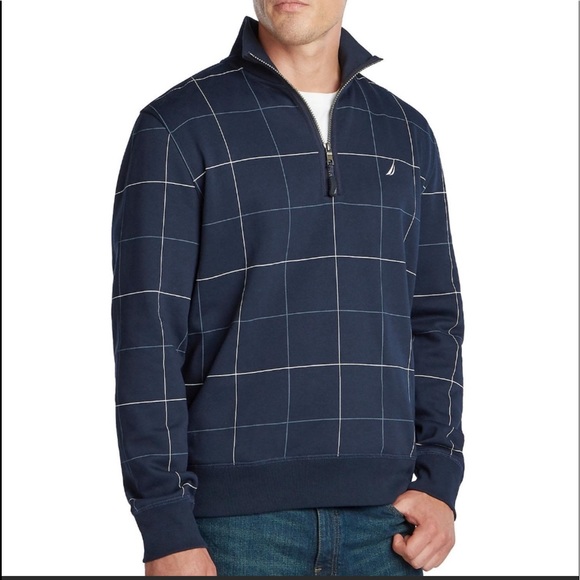 Nautica Other - Mens Nautica Quarter Zip Fleece Sweater Long Sleev